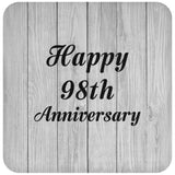 Happy 98th Anniversary - Drink Coaster F