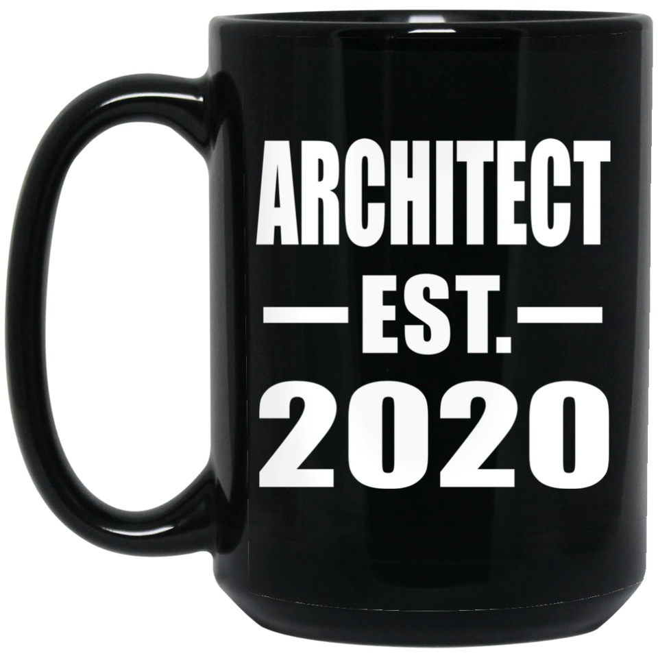 Architect Established EST. 2020 - 15oz Coffee Mug Black