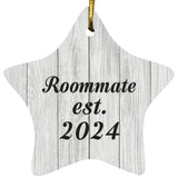 Roommate Established Est. 2024 - Star Ornament F
