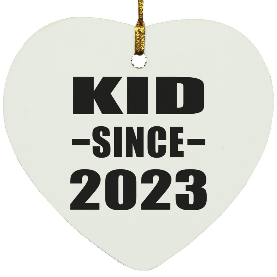 Kid Since 2023 - Heart Ornament