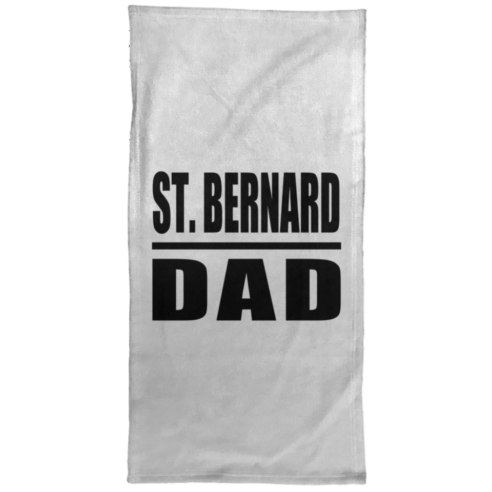 St. Bernard Dad - Hand Towel