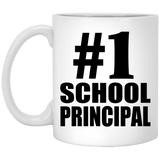 Number One #1 School Principal - 11 Oz Coffee Mug