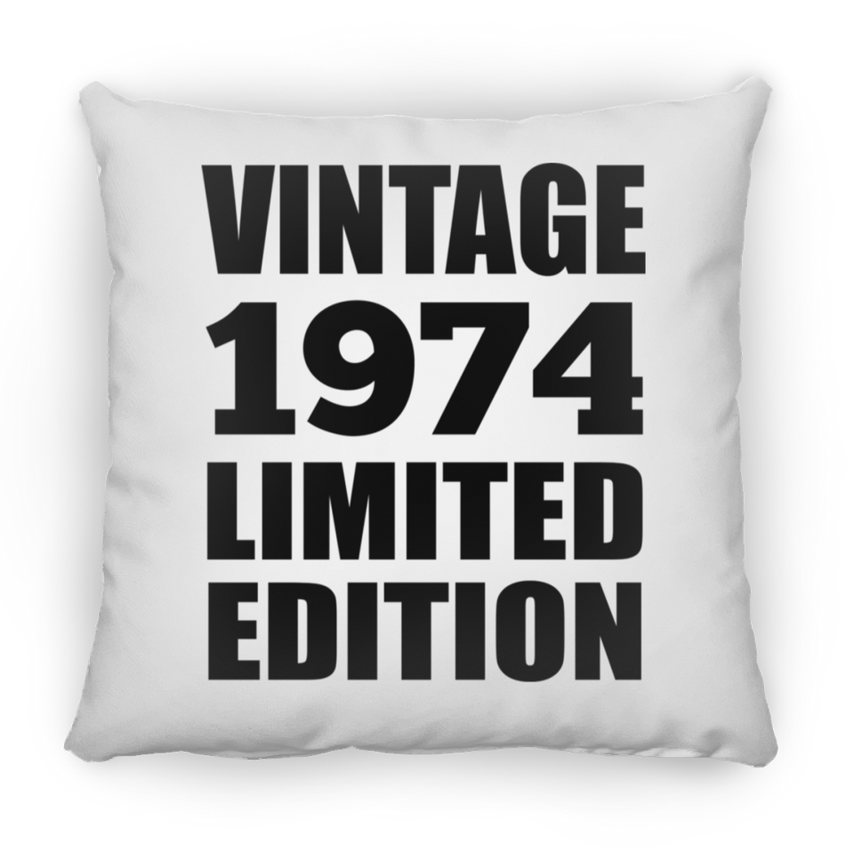 50th Birthday Vintage 1974 Limited Edition - Throw Pillow