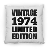 50th Birthday Vintage 1974 Limited Edition - Throw Pillow