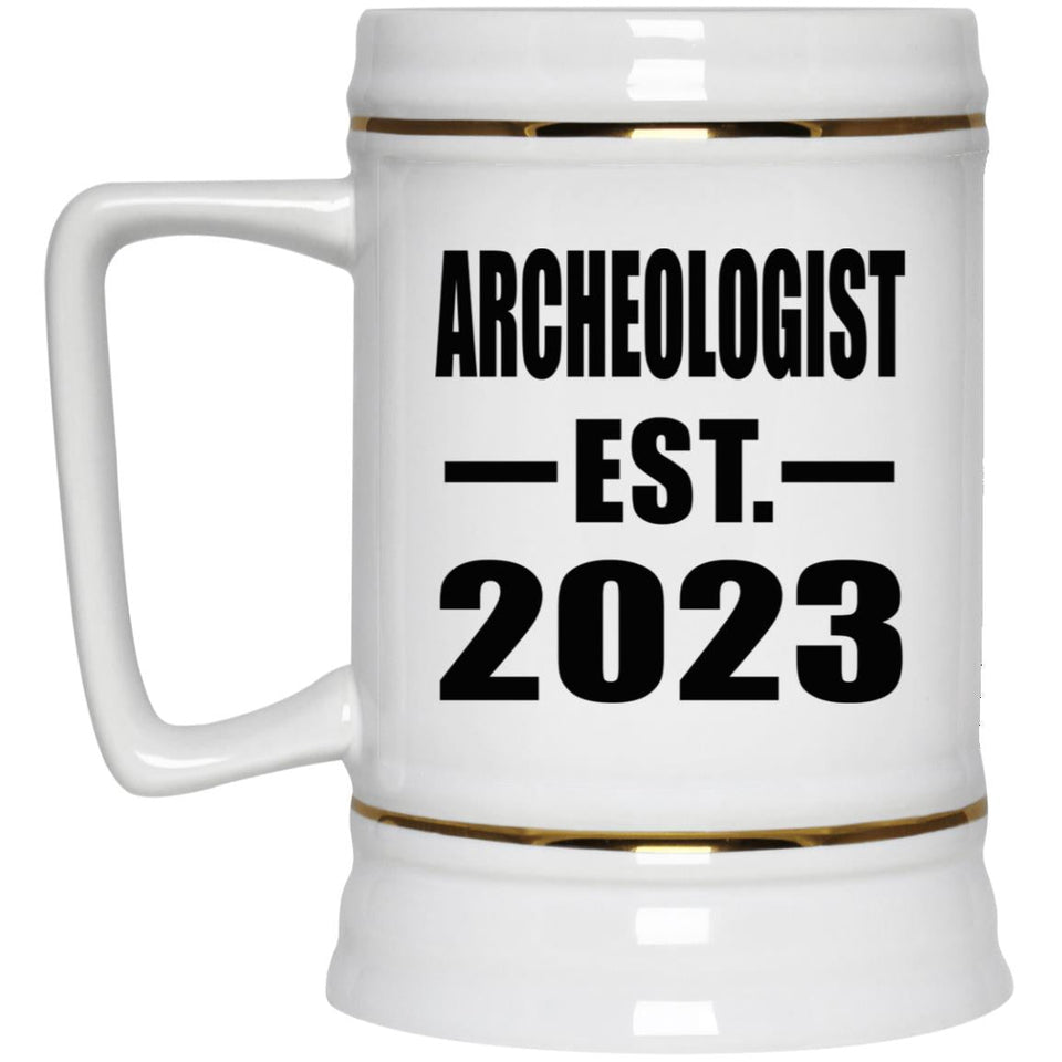 Archeologist Established EST. 2023 - Beer Stein
