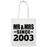 21st Anniversary Mr & Mrs Since 2003 - Tote Bag White