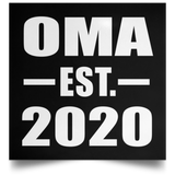 Oma Established EST. 2020 - Poster Square