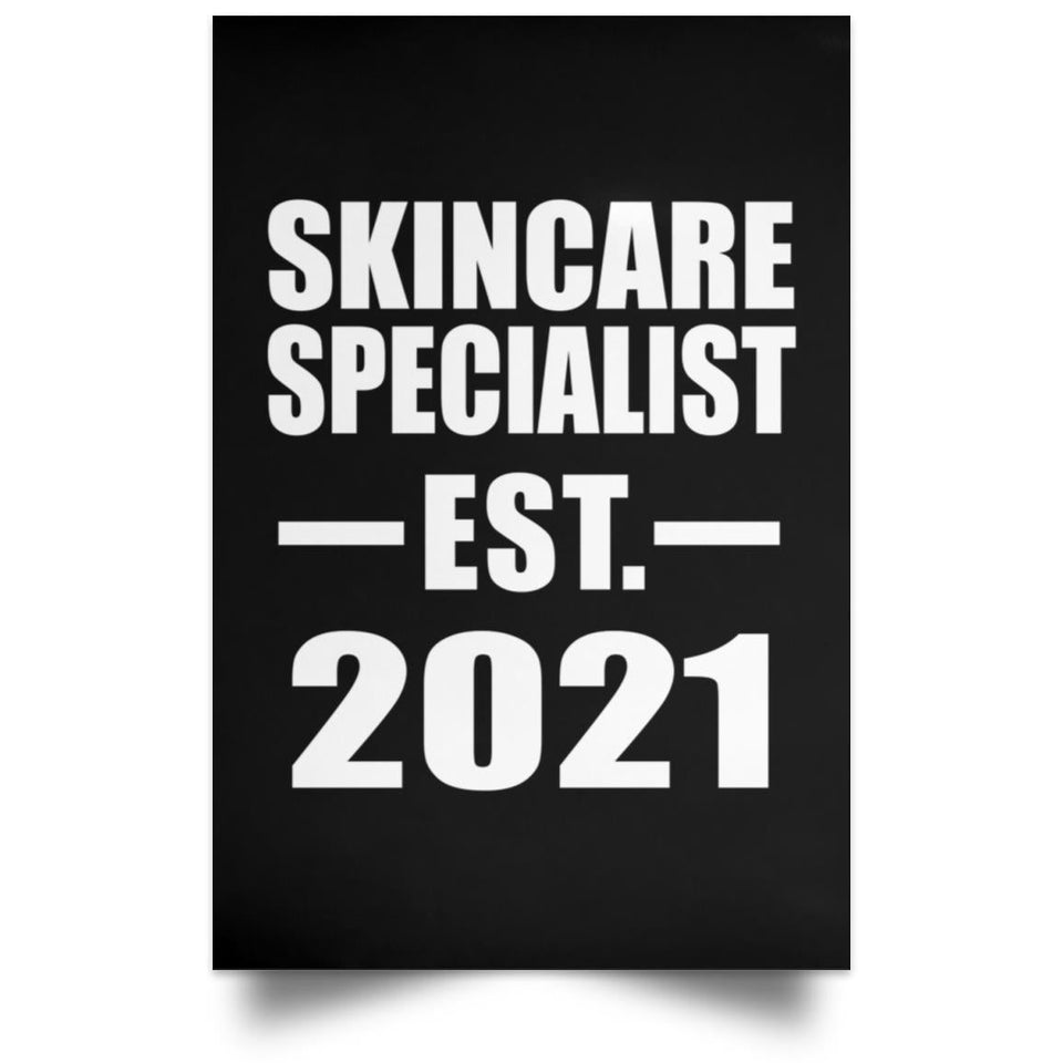 Skincare Specialist Established EST. 2021 - Poster Portrait