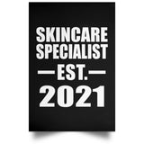 Skincare Specialist Established EST. 2021 - Poster Portrait