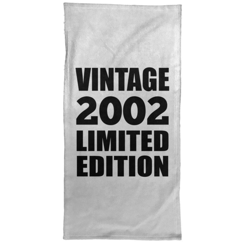 22nd Birthday Vintage 2002 Limited Edition - Hand Towel