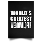 World's Greatest Web Developer - Poster Portrait