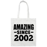 22nd Birthday Amazing Since 2002 - Tote Bag White