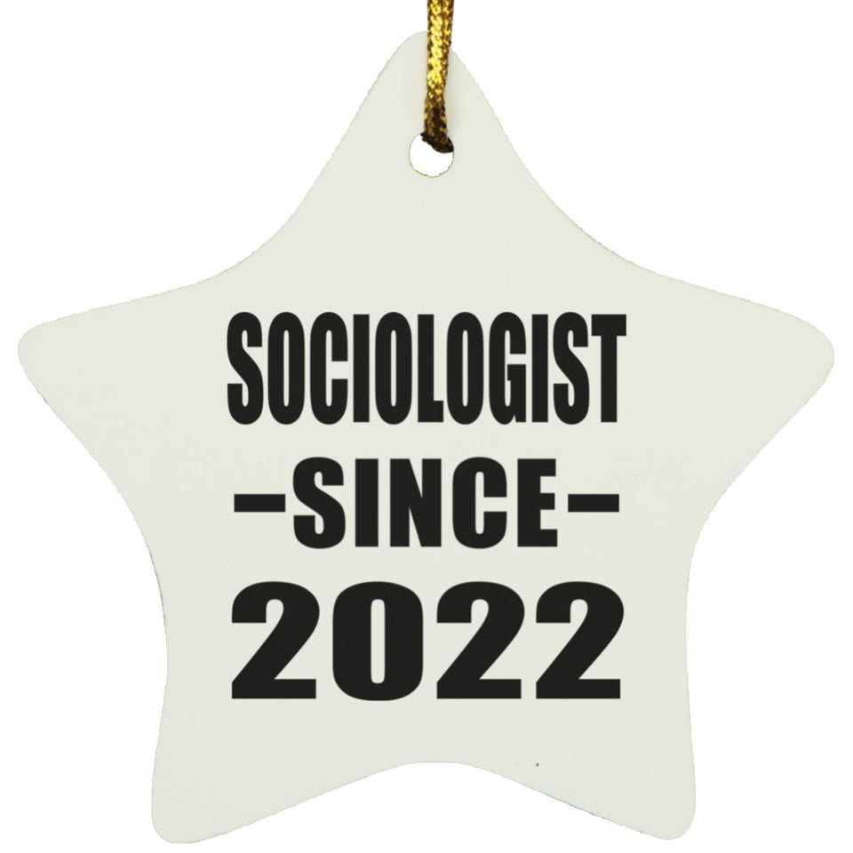 Sociologist Since 2022 - Star Ornament