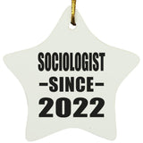 Sociologist Since 2022 - Star Ornament