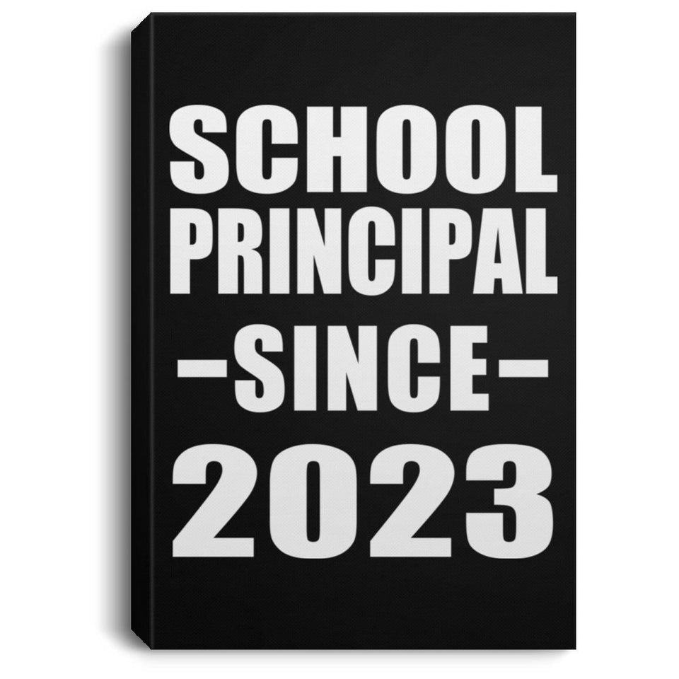 School Principal Since 2023 - Canvas Portrait