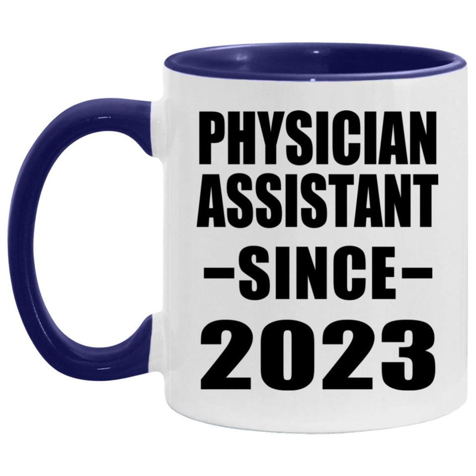 Physician Assistant Since 2023 - 11oz Accent Mug Purple