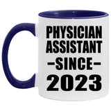 Physician Assistant Since 2023 - 11oz Accent Mug Purple