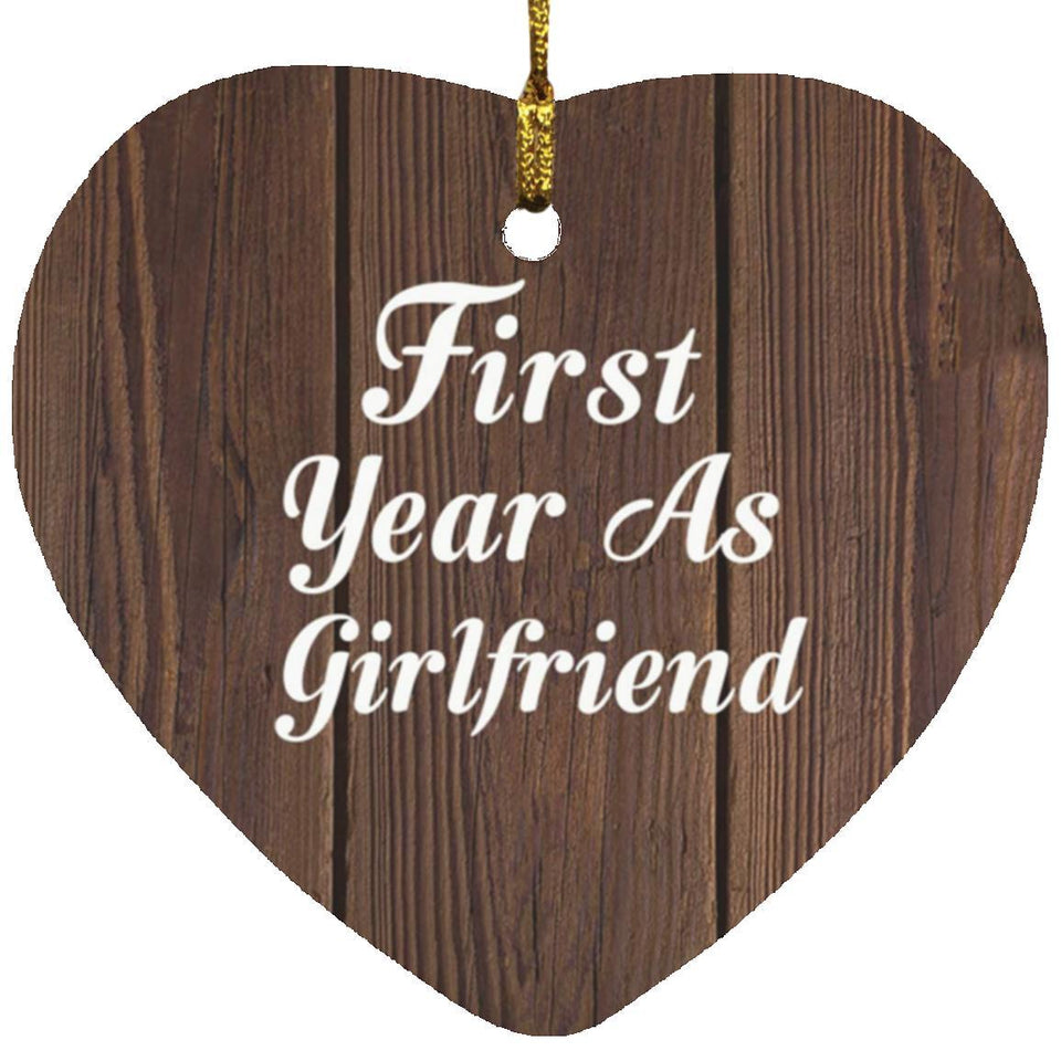 First Year As Girlfriend - Heart Ornament D