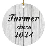 Farmer Since 2024 - Circle Ornament F