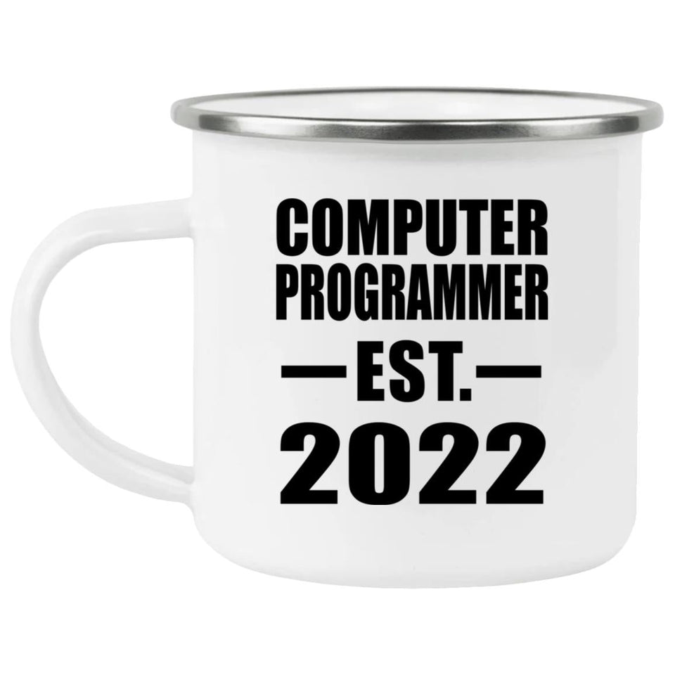 Computer Programmer Established EST. 2022 - 12oz Camping Mug