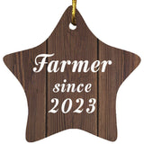 Farmer Since 2023 - Star Ornament D