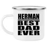 Herman Best Dad Ever - 12oz Camping Mug