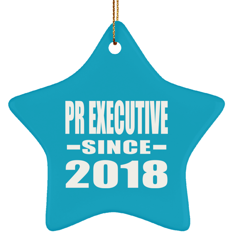 Pr Executive Since 2018 - Star Ornament