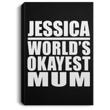 Jessica World's Okayest Mum - Canvas Portrait