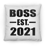 Boss Established EST. 2021 - Throw Pillow