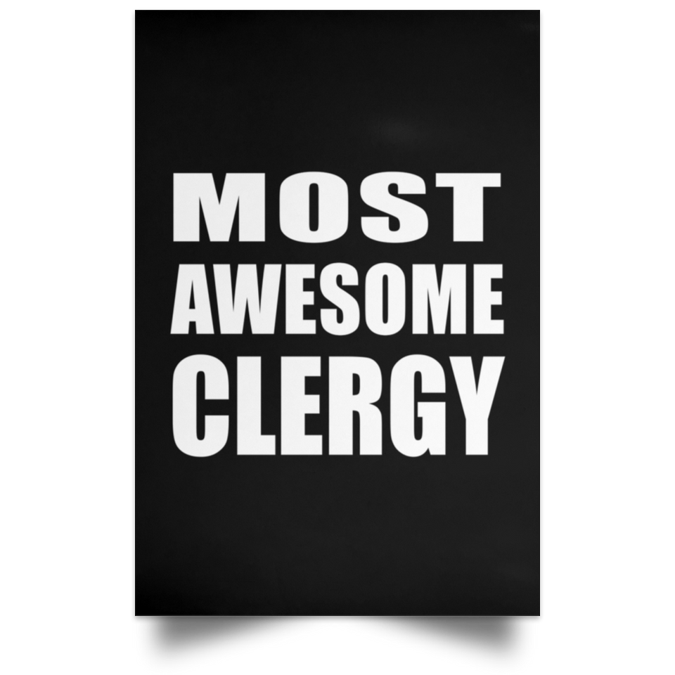 Most Awesome Clergy - Poster Portrait