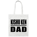 Kishu Ken Dad - Tote Bag White