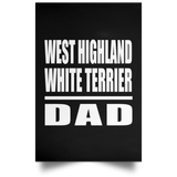 West Highland White Terrier Dad - Poster Portrait