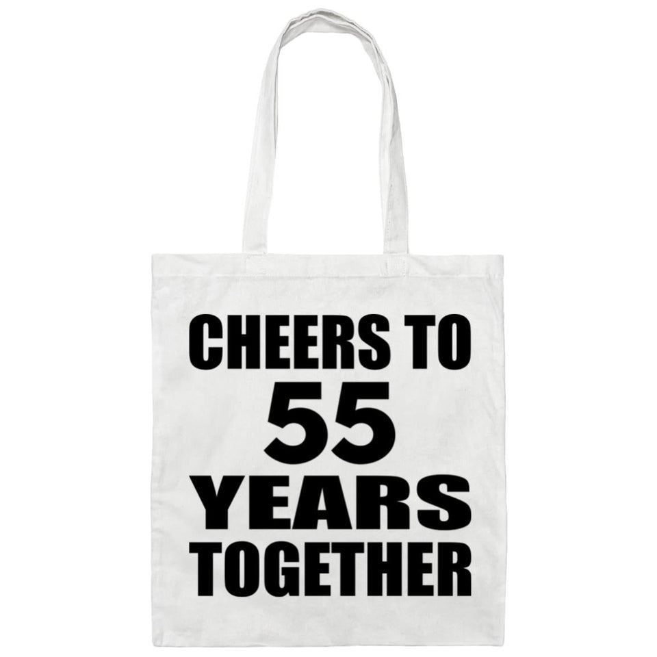 55th Anniversary Cheers To 55 Years Together - Tote Bag White