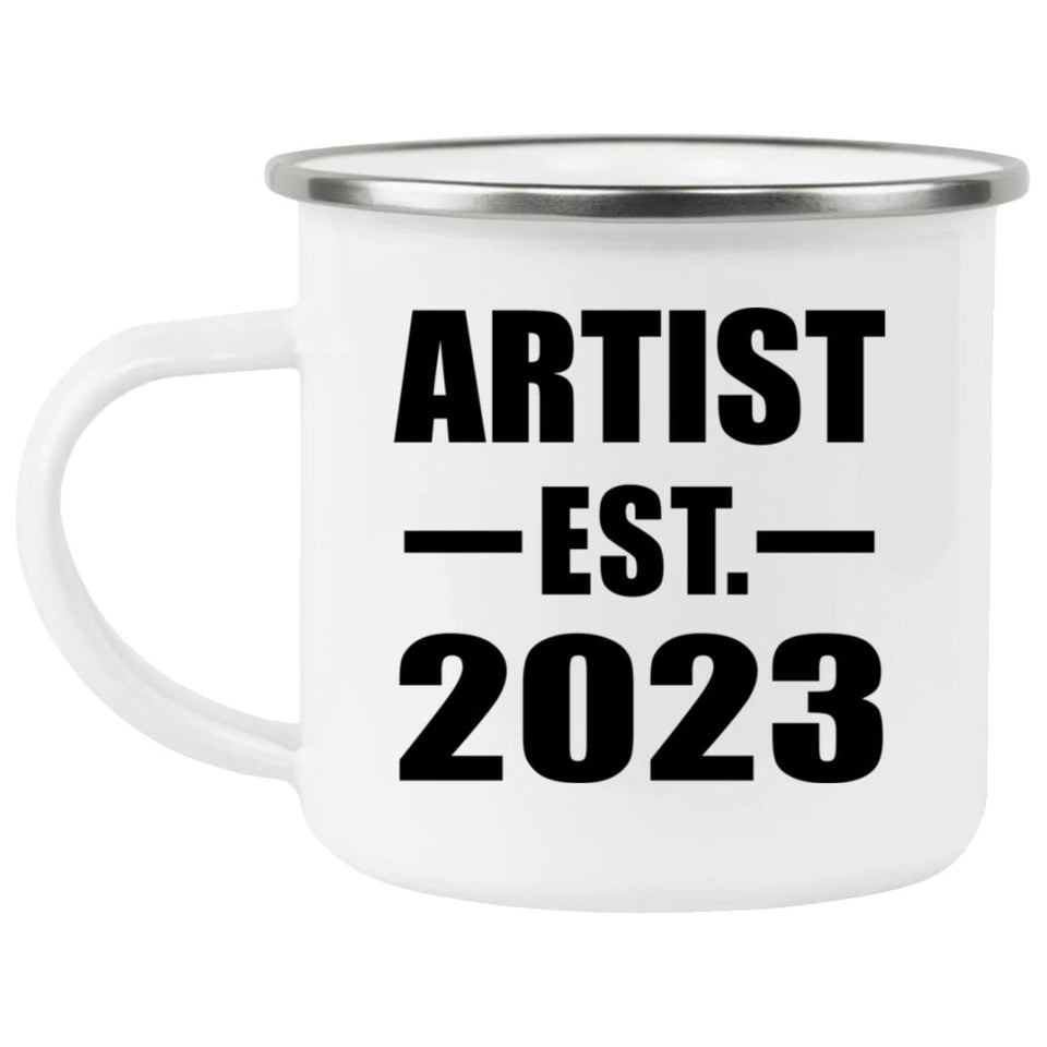 Artist Established EST. 2023 - 12oz Camping Mug