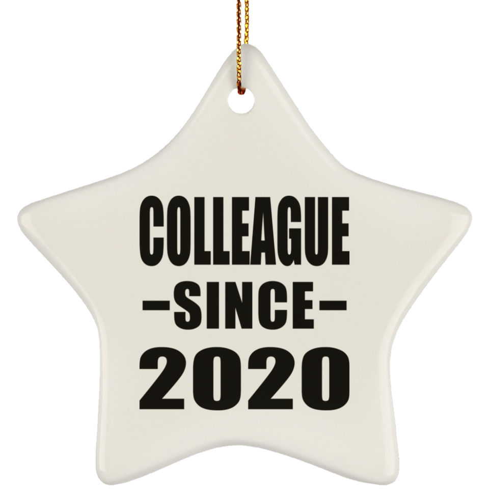 Colleague Since 2020 - Star Ornament