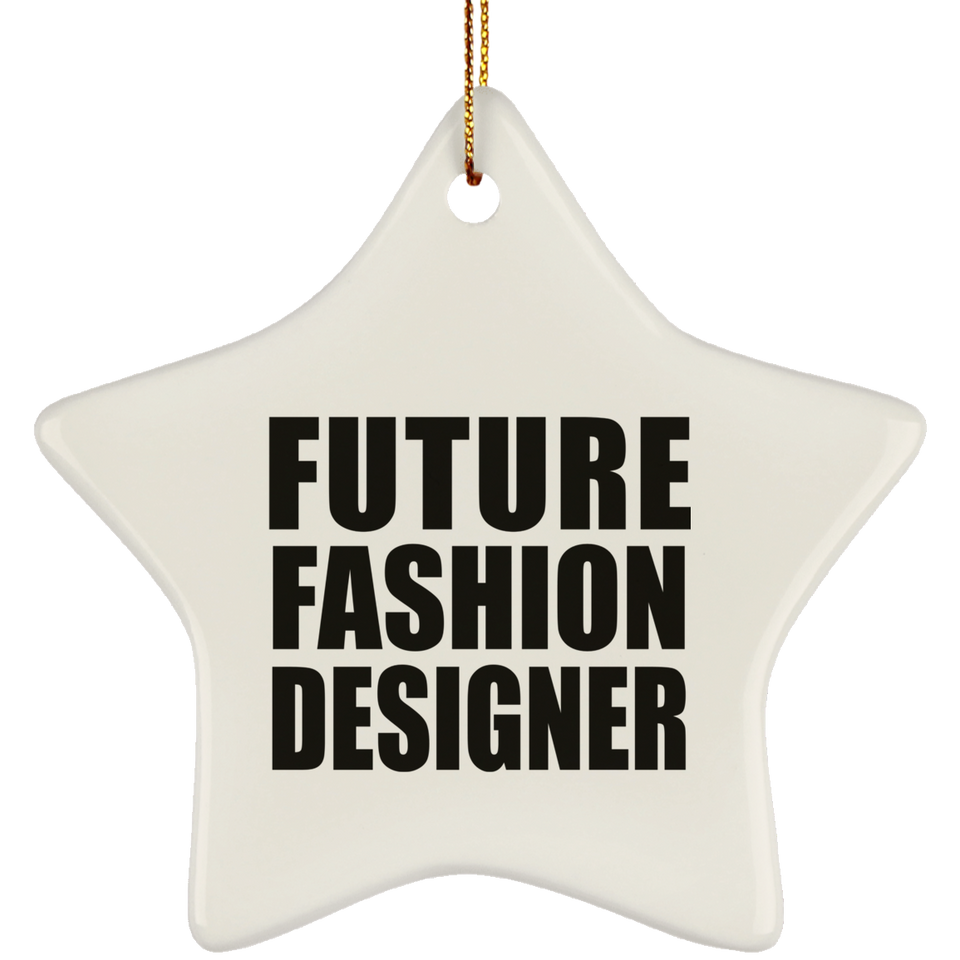 Future Fashion Designer - Star Ornament