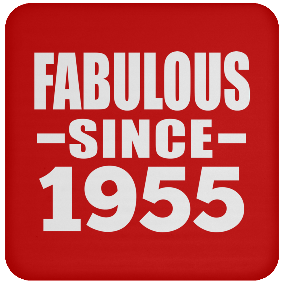 69th Birthday Fabulous Since 1955 - Drink Coaster