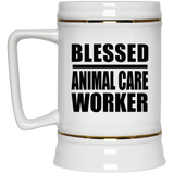 Blessed Animal Care Worker - Beer Stein