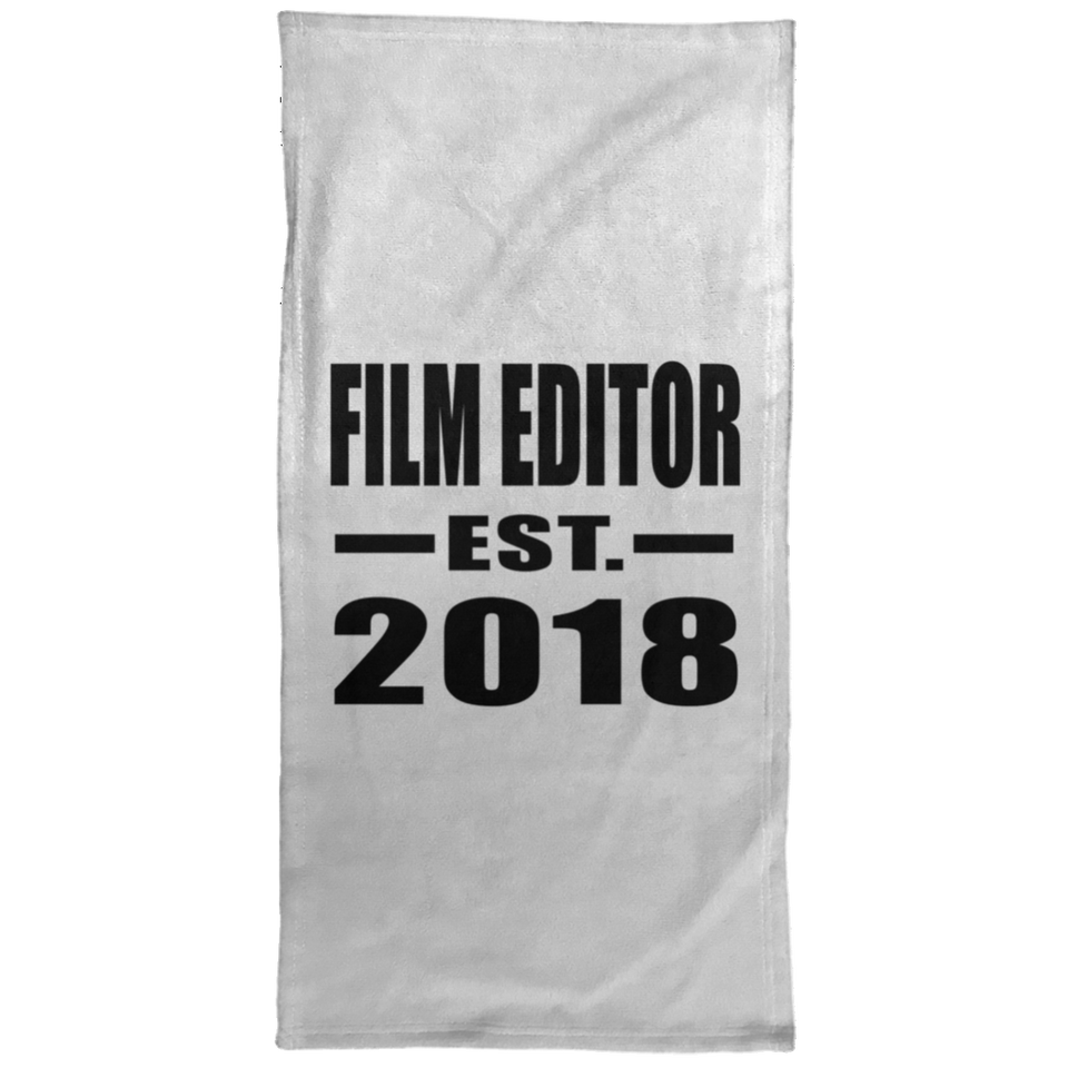 Film Editor Established EST. 2018 - Hand Towel
