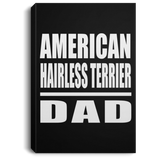 American Hairless Terrier Dad - Canvas Portrait