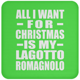 All I Want For Christmas Is My Lagotto Romagnolo - Coaster