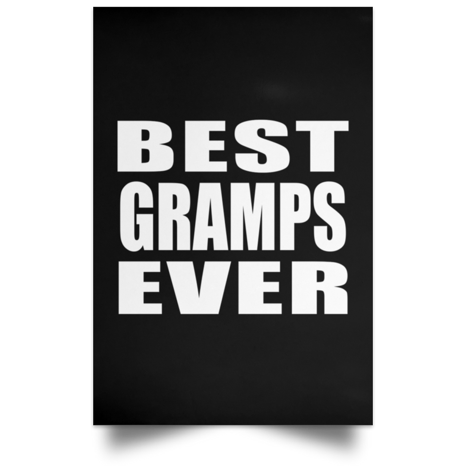 Best Gramps Ever - Poster Portrait