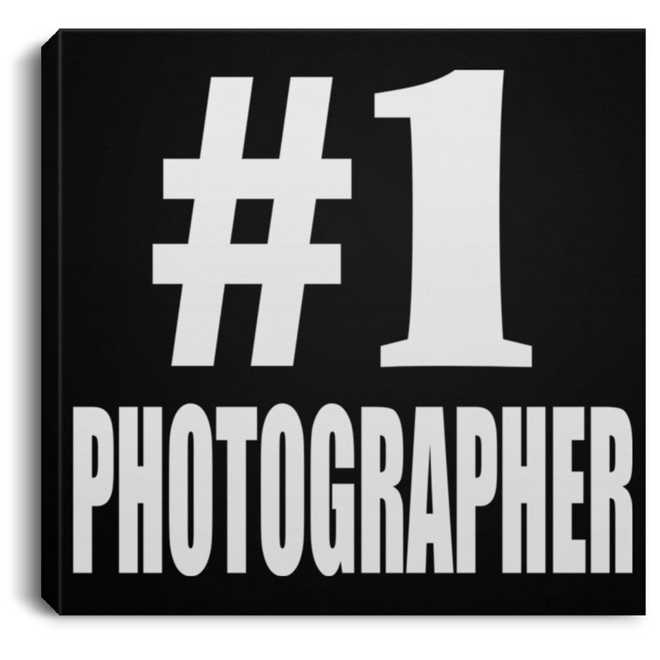 Number One #1 Photographer - Canvas Square