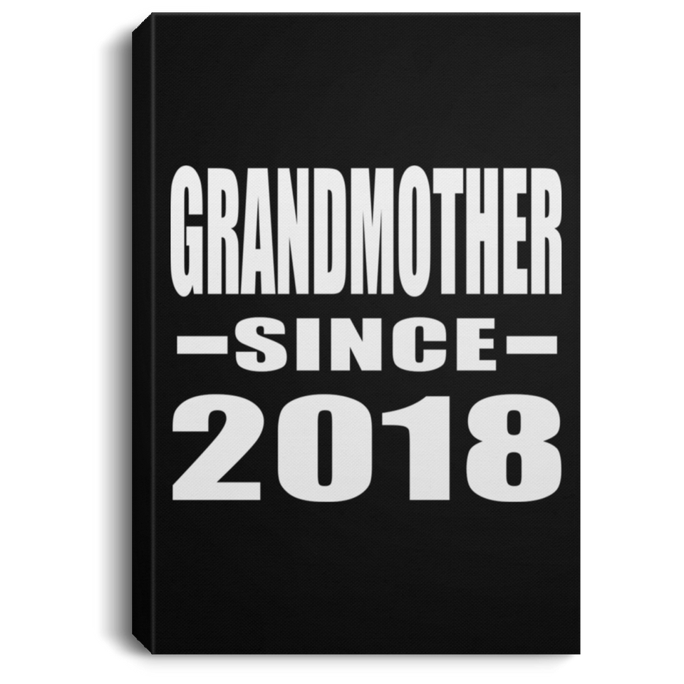 Grandmother Since 2018 - Canvas Portrait