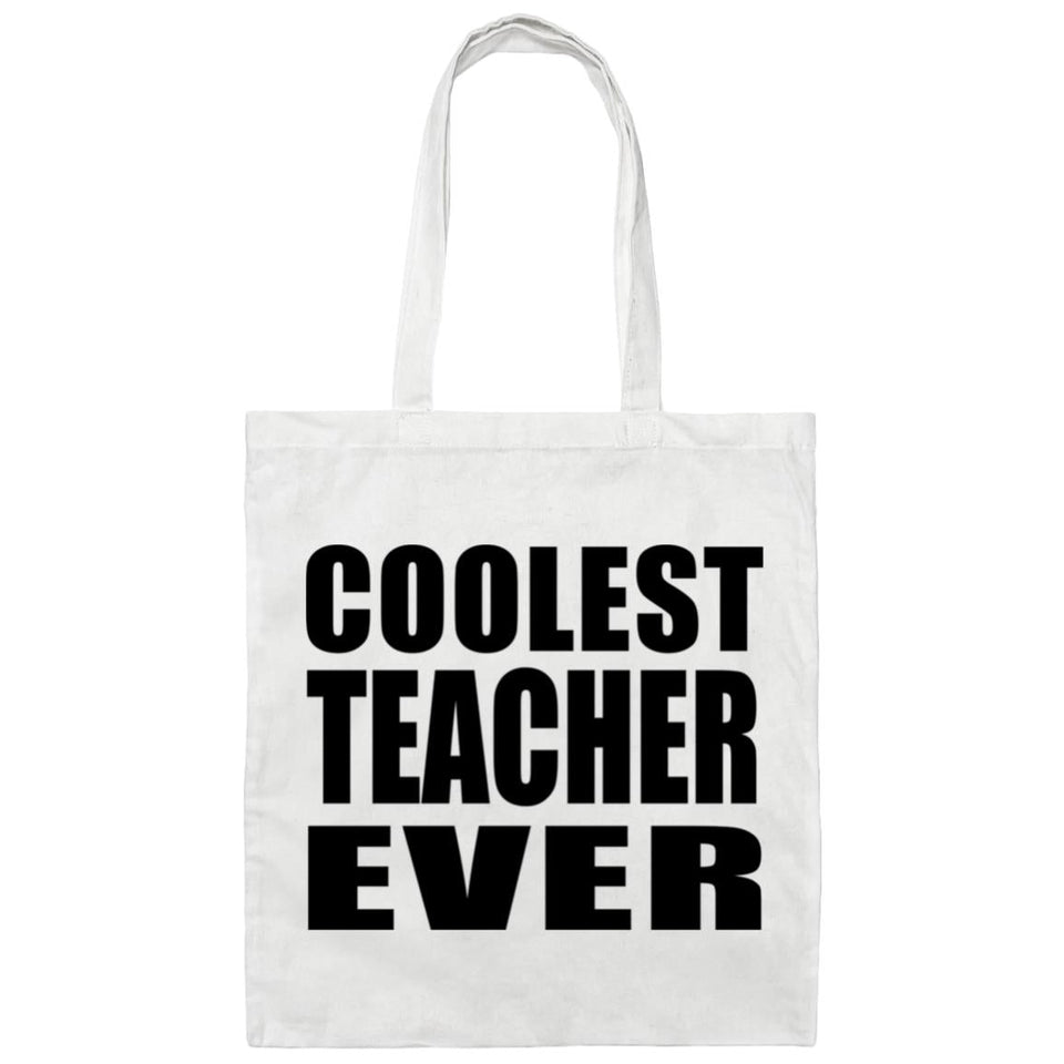 Coolest Teacher Ever - Tote Bag White