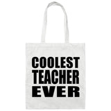 Coolest Teacher Ever - Tote Bag White