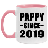 Pappy Since 2019 - 11oz Accent Mug Pink