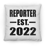 Reporter Established EST. 2022 - Throw Pillow