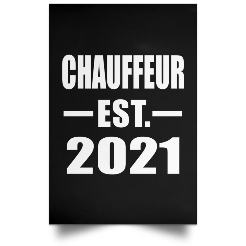 Chauffeur Established EST. 2021 - Poster Portrait