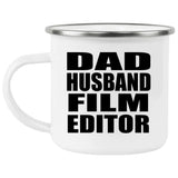 Dad Husband Film Editor - 12oz Camping Mug